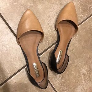Halogen nude black flats